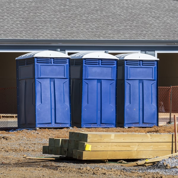 are there any restrictions on what items can be disposed of in the portable restrooms in Montour Pennsylvania